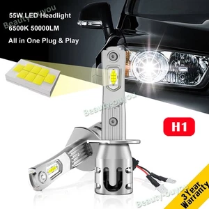 2x Mini 110W 50000LM H1 LED Super Brillantes Faros Bombillas Coche 6500K Blanco - Imagen 1 de 10