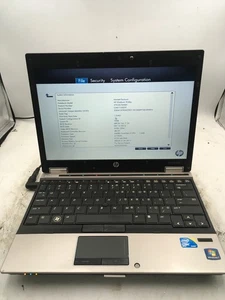 HP ELITEBOOK 2540P - BOOTS TO BIOS - INTEL I7 L640 - 8GB RAM - 14" -READ DESC-BB - Picture 1 of 8