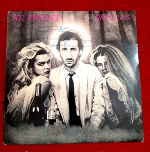 Pete Townshend /the who - - Empty Glass signed vinyl album +poster and COA - Picture 1 of 7