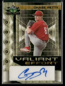 2023 Leaf Eclectic Vailiant Effort Gold Super Prismatic Chase Petty Rookie 1/1 - Imagen 1 de 2