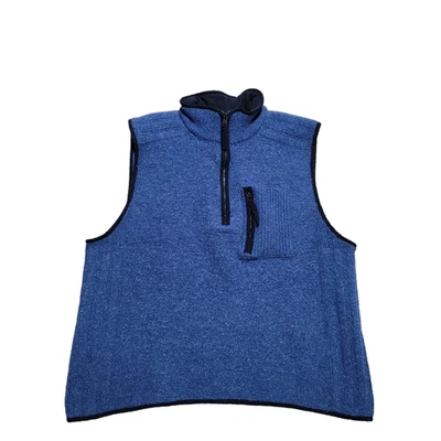 Territory Ahead Vest L Men Minimal Comfort Retro 1/4 Zip Pocket Pullover Outdoor - Image 1 of 4