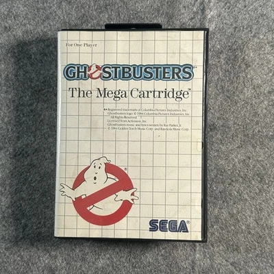 Vintage Ghostbusters Sega Master System Video Game Complete in Box CIB Japan - Image 1 of 4