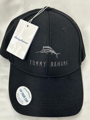 Tommy Bahama Hat Strapback Adjusts Black Margarita Recipe Embroidered Canvas - Image 1 of 4