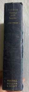 Sacred Songs & Solos Hymn Book Revised Enlarged 1200 Pieces Ira Sankey IDRB - Picture 1 of 22