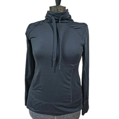 Capa 8 Rendimiento Talla S Gris Qwick Dry Atlético Top Manga Larga Agujeros para el Pulgar Foto 1 de 4