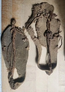 4 Ancient Anasazi Native American Mogollon Hohokam Yucca Sandals - Reserved - Picture 1 of 6