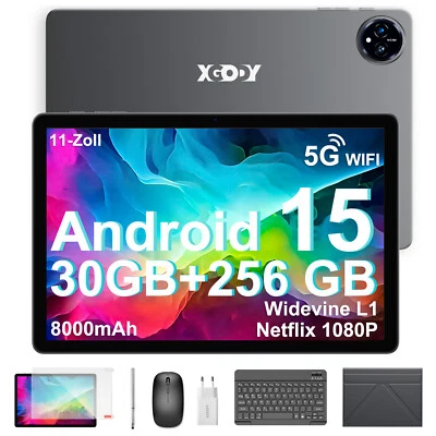 2025 Newest P60 Pro 11 Zoll Android 15 Tablet 30GB RAM+256GB ROM 8000mAh Tablet - Bild 1 von 4