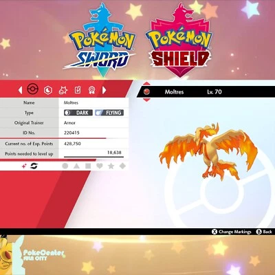 ✨Shiny Galarian Moltres 🔷Event 2022 Championship 🔷 Pokémon Sword Shield 🔷 UT - Image 1 of 4