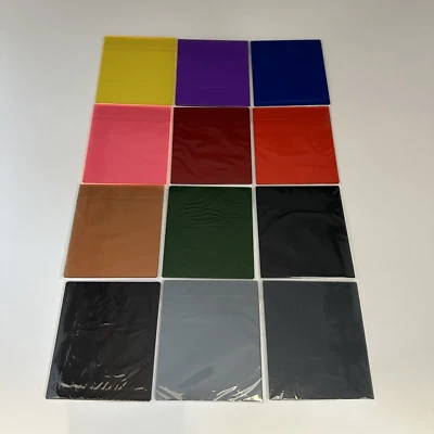 XCSOURCE 4"" quadratische Vollfarb-Lichtfilter 12 in Packung,,# - Image 1 of 2