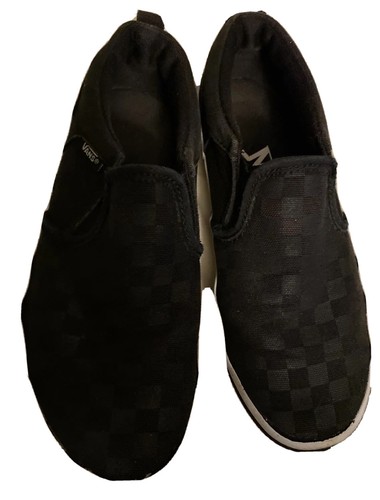 Scarpe da skate Vans Slip On ASHER Checker nere bambini taglia 4 ragazzi