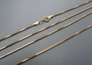 Exquisita Collar de Cadena de Oro Amarillo Sólido 10K - Imagen 1 de 11