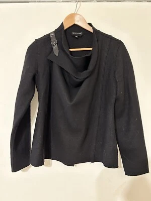 Suéter envolvente de cuero Eileen Fisher 100 % lana talla pequeña  Foto 1 de 4