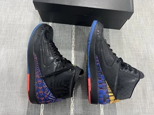 Size 10 - Air Jordan 2 Retro 2019 Black History Month CLEAN WITH BOX - Picture 1 of 16