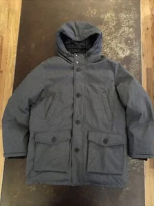 Dockers NWOT men’s stylish charcoal gray puffer coat size large - Picture 1 of 7