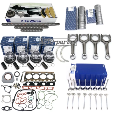 Комплект для капитального ремонта прокладок поршней двигателя Ø23 мм для VW GTI Audi A4 A5 Q5 2.0T - Изображение 1 из 4