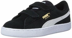 PUMA GAMUZA 2 CORREAS PS NEGRO BLANCO 359595 01 NIÑOS TALLAS EE. UU. - Imagen 1 de 6
