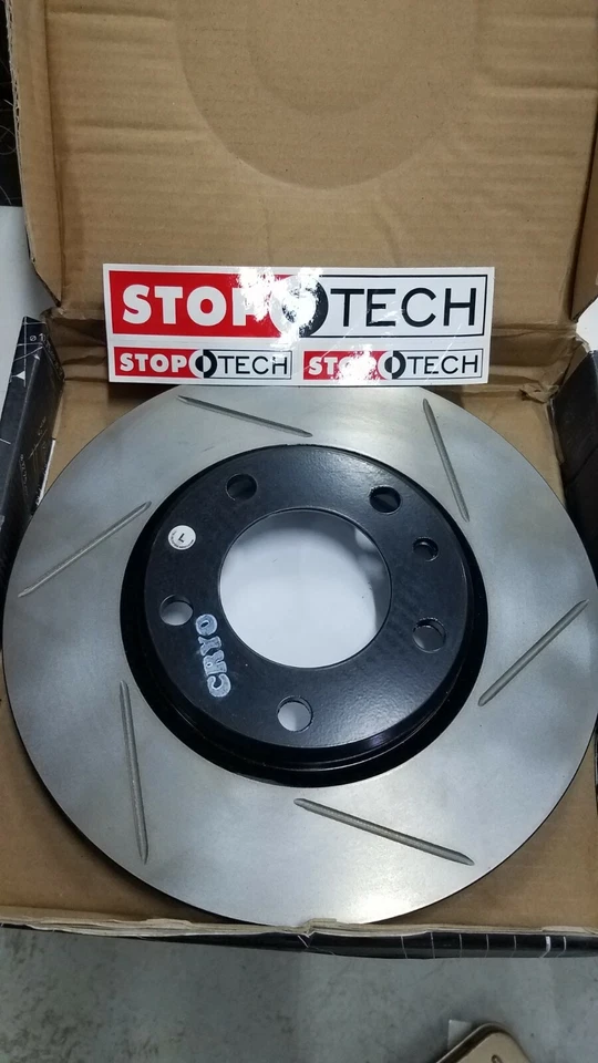 STOP TECH 126.34023CSL SPORT SLOTTED FRONT LEFT SIDE CRYO BRAKE ROTOR NIB - Image 1 of 3