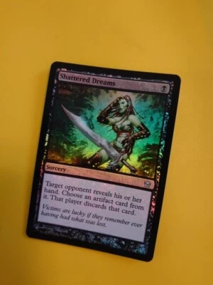 MTG Card.  Shattered Dreams  FOIL  Fifth dawn Sorcery as  pics - Image 1 of 4