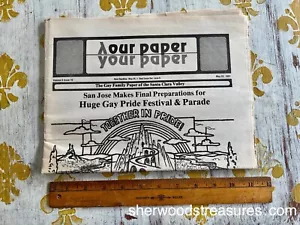 IHR PAPIER. BAND X #10, 22. MAI 1991 SANTA CLARA PRIDE ZEITUNG LGBT - Bild 1 von 7