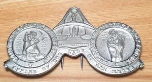 Clip visera vintage Santuario de Nuestra Señora de las Nieves tono plata - Imagen 1 de 8