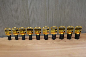 Enchufe de impacto métrico de accionamiento poco profundo Dewalt 1/2" 6pt 13-22 mm listado múltiple único - Imagen 1 de 21