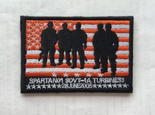Embroidered Badge Patch Military Tactical Patches Appliques Hook Patches 1PCS
