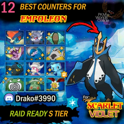 Empoleon Tera Raid Counters Battle Ready ⚡POKÉMON SCARLET & VIOLET ⚡