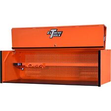 Extreme Tools Power Workstation Hutch, 72in.W x 25in.D, Orange/Black, Model#