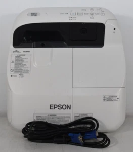 Epson BrightLink 575Wi WXGA Kurzdistanzprojektor 2700 Lumen 681 Gebrauchtstunden - Bild 1 von 8