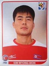 Panini 519 Kim Myong-Won Korea DPR FIFA World Cup 2010 South Africa