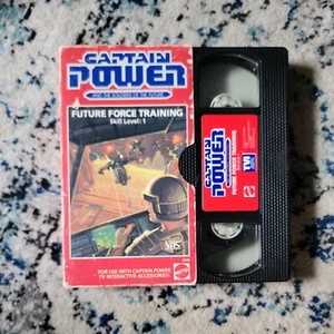 CAPTAIN POWER & THE SOLDIERS OF THE FUTURE FUTURE FORCE TRAINING RARE OOP VHS! - Picture 1 of 1