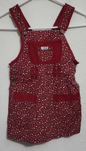 Cherokee Girls Size 4/5 Floral Print Skirt Overall - Picture 1 of 3