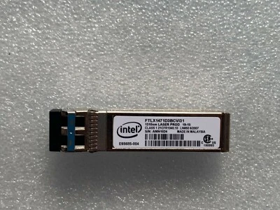 Genuine Intel E10GSFPLR FTLX1471D3BCVI31 Ethernet SFP+ LR,Support X520 X710 - Image 1 of 4