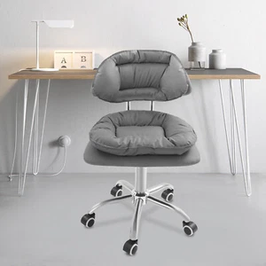 Rolling Stool with Backrest, Rolling Stool Chair, Adjustable Height Swivel Chair - Picture 1 of 19