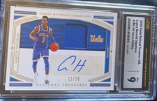 2020 National Treas Coll. Legacy Material Sigs CSG 9 #LMS-AH Aaron Holiday 12/20
