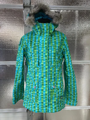 特别混纺滑雪板夹克 - 女式小号 - Calyx 系列 - 冬季滑雪 — 第 1/4 张图片