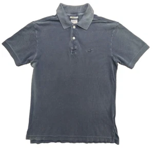 Lacoste Polo Shirt Boys 14 Blue Distressed SS Pique Cotton Vintage Wash - Picture 1 of 9