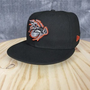 Gorra negra Lehigh Valley Ironpigs MILB auténtica New Era 59Fifty ajustada 7 1/8 - Imagen 1 de 11