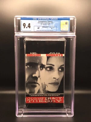 Conspiracy Theory (1997) - 1997 VHS - CGC 9.4 - SEALED Grade A Watermarked Foto 1 de 4