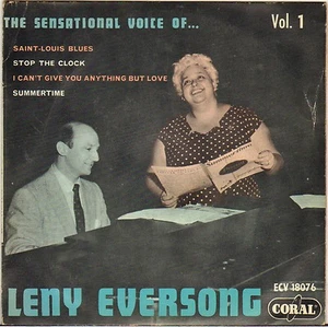 LENY EVERSONG "SAINT LOUIS BLUES" 50'S EP CORAL 18076 - Picture 1 of 2