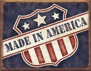 Made in America Tin Sign - Picture 1 of 1