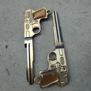 Vintage pair Blank Gun Key 127 Universal Car - Picture 1 of 4