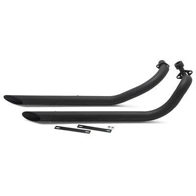 Silenciador de tubo de escape silenciador mate para Yamaha V Star Dragstar XVS 650 XVS400 Foto 1 de 4