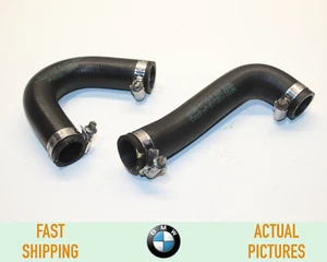 2001 - 2007 BMW F650GS F650 GS COOLANT RADIATOR HOSE PIPE SET OF 2 OEM - Picture 1 of 9