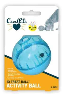 Our Pets IQ Treat Ball Activity Ball - Ass. Colors - Opened/Damaged Box - Picture 1 of 2
