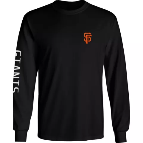 San Francisco Giants Long T-Shirt Men Cotton Blend SF Adult Chest Cover