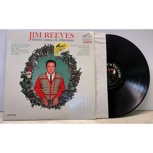 Jim Reeves 12 Songs of Christmas Country Vinyl LP in Shrink RCA Victor Mono - Photo 1/6