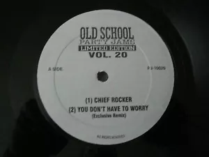 OLD SCHOOL PARTY JAMS LIMITIERTE EDITION VOL.20 VINYL-COMPILATION, CHIEF ROCKER SEHR GUTER ZUSTAND + - Bild 1 von 2