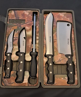 Juego de cuchillos Meyerco diseñado por Blackie Collins - hoja fija, exterior Foto 1 de 4