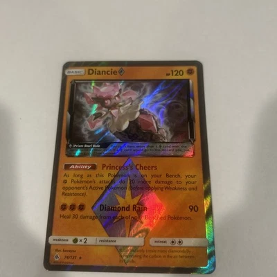 Pokémon TCG Diancie Prism Star Holo Card 74/131 - Image 1 of 2